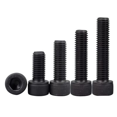 블랙 스틸 DIN 912 12.9 헥스 앨런 키 볼트 M8 M25 등급 12.9 인증서 ISO9001