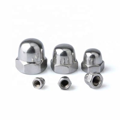 ASTM Fastener Certified DIN1587 니켈 젤리화 마감과 함께 헥스 돔 캡 견과류