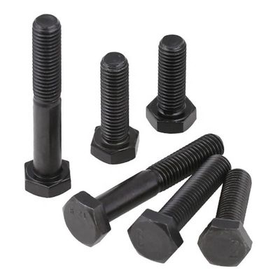 길이는 20mm-300mm H.D.G 등급 8.8 DIN 933 DIN 931 높은 튼튼성 블랙 옥시드 헥스 헤드 볼트