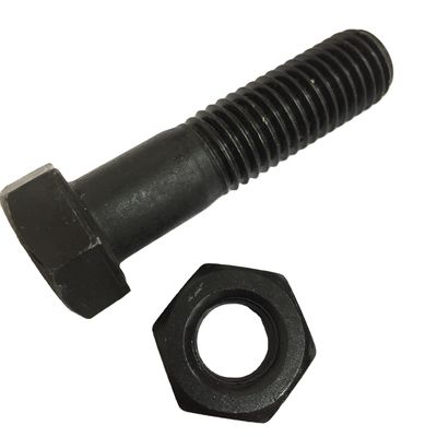 길이는 20mm-300mm H.D.G 등급 8.8 DIN 933 DIN 931 높은 튼튼성 블랙 옥시드 헥스 헤드 볼트