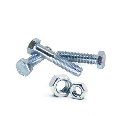 당신의 요구 사항에 대한 길이가 10mm-500mm 8.8 등급  galvanized Hexagon 볼트 및 견과류를 판매
