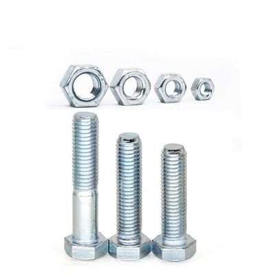 당신의 요구 사항에 대한 길이가 10mm-500mm 8.8 등급  galvanized Hexagon 볼트 및 견과류를 판매