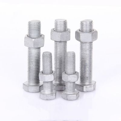 고강도 HDG 헥스 볼트 및 견과류 세트 중량 건설 길이 20mm-300m