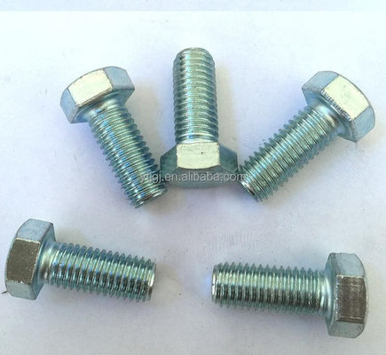 DIN933/931 견과류 및 휠러와 함께 헥사곤 볼트 등급 4.8/6.8/8.8/10.9 10mm-300mm