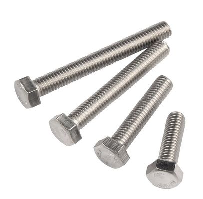 스테인리스 스틸 헥스 볼트 및 견과류 DIN933 SS304 A2-70 M6 M8 M10 M12 M16 일반 산업용