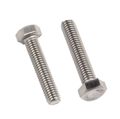 스테인리스 스틸 헥스 볼트 및 견과류 DIN933 SS304 A2-70 M6 M8 M10 M12 M16 일반 산업용