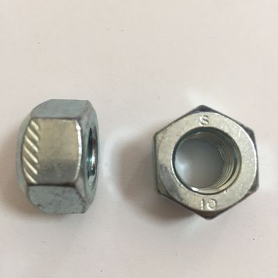 진크 노란색 크로마트 접착 M8 M10 M12 M16 DIN 표준에 대한 모든 금속 잠금 견과류