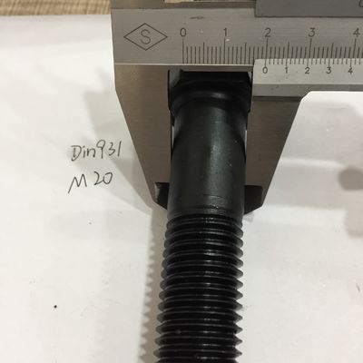 노란색 진크 ANSI 헤베이 고정기 등급 4.8/8.8/10.9 M6 M8 M10 M12 M16 DIN933 헥스 볼트