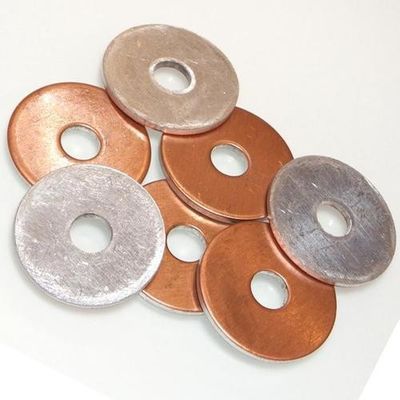 알루미늄 구리 구리 탄소 금속 부품 하드웨어에 대한 평면 스타일의 비메탈 Washer