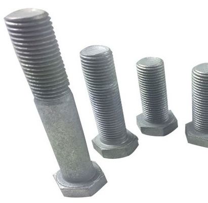 ASTM 표준 헤베이 접착기 HDG 볼트 A325 핫 디프 가얼바니징용 구조 볼트