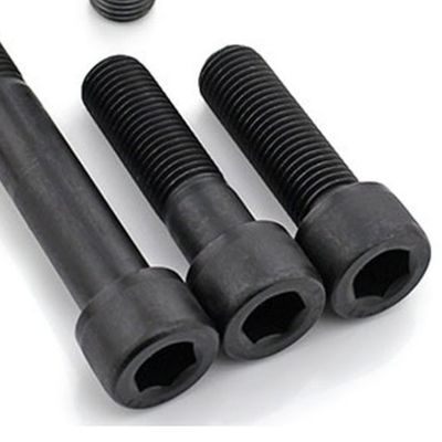 ISO9001 2015 인증 검은색 마감 헥스 소켓 헤드 캡 DIN912 10.9 등급 앨런 볼트