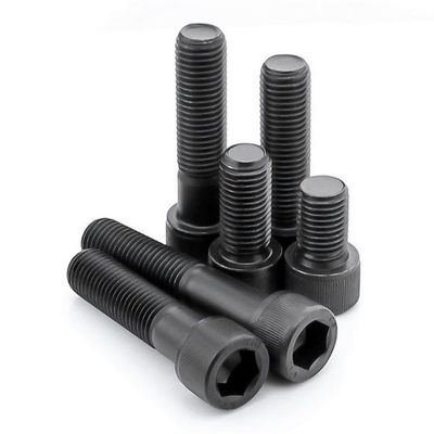 헤베이 접착제 탄소 강철 4.8 8.8 10.9 12.9 클래스 블랙 DIN912 헥스 소켓 볼트 앨런 볼트