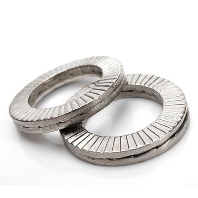 ISO9001 인증을 받은 Mengmeng Double Stacked Face 자체 잠금 가스켓 DIN25201 흰색