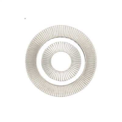 ISO9001 인증을 받은 Mengmeng Double Stacked Face 자체 잠금 가스켓 DIN25201 흰색