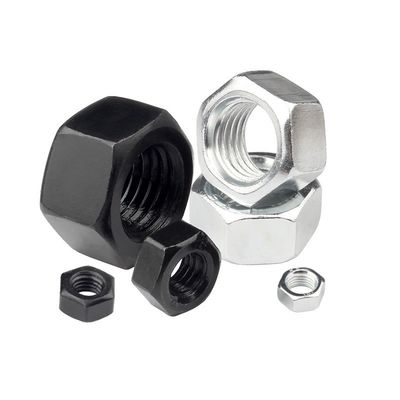 ISO9001 인증 블랙 옥시드 M2-M30 헥스 견과류 DIN934 견과류 및 건설용 볼트