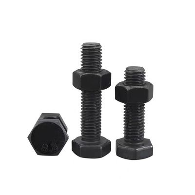 ISO9001 인증 블랙 옥시드 M2-M30 헥스 견과류 DIN934 견과류 및 건설용 볼트