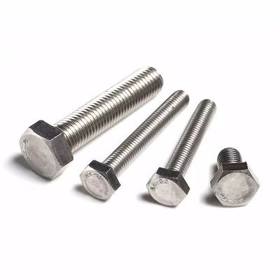 판 M4-M48 DIN933/931 스테인리스 스틸 헥스 볼트 A2-70 A4-70 건설 프로젝트