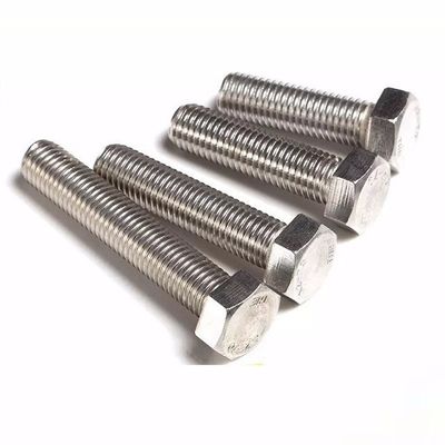 판 M4-M48 DIN933/931 스테인리스 스틸 헥스 볼트 A2-70 A4-70 건설 프로젝트