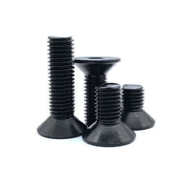 검은색 고강도 10.9 헥사곤 소켓 카운터 수크 헤드 볼트 DIN 7991 M2-M100