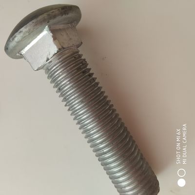 핫 디프 젤바니제 둥근 헤드 보호 레일 스플라이스 볼트와 너트 ANSI 표준