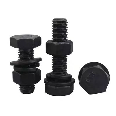 Handan DIN933 DIN931에서 MM10-MM500 평면 마무리 헥스 헤드 볼트 견과류 및 세척기