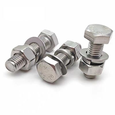 Handan DIN933 DIN931에서 MM10-MM500 평면 마무리 헥스 헤드 볼트 견과류 및 세척기