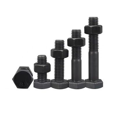 진크 8.8 등급 헥스 볼트 및 견과류 M6-M36 M10 DIN933 934 산업 용품