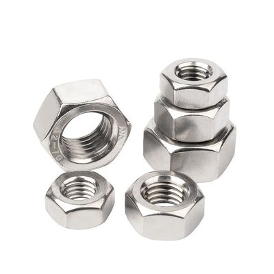 노란색 주황 접착 스테인리스 스틸 SS304 SS316 A2 A4 70 80 헥스 견과류 DIN934 직접