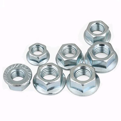 메트릭 측정 시스템 DIN 6923 볼트와 함께 젤리화 된 헥스 플랜지 견과류 OEM 허용