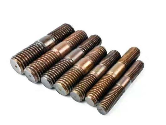 진크 마무리 DIN 표준 스터드 볼트 ASTM A193 Gr B7 중용 애플리케이션