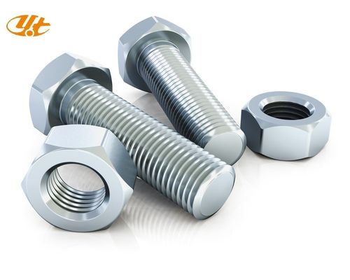 헥사곤 ASTM A307 3/8 M28 탄소 강철 핫 디프 UNC 밸런াইজ드 헥스 헤드 볼트 및 견과류