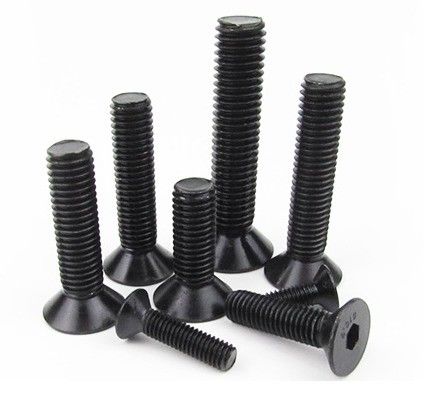 블랙 마무리 DIN 7991 고객 요구 사항과 함께 Countersunk 헥사곤 소켓 볼트
