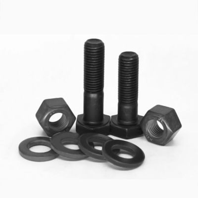고 정밀 M9 M10 M38 M42 M50 M72 검은 탄소 산화탄소 스틸 헥스 볼트 DIN 표준