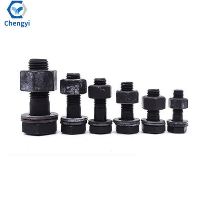 고 정밀 M9 M10 M38 M42 M50 M72 검은 탄소 산화탄소 스틸 헥스 볼트 DIN 표준