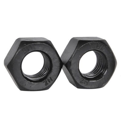 ISO9001 인증 A194-2H 높은 강도 및 M2-M30 크기의 흑색 두꺼운 견과류
