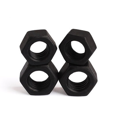 ISO9001 인증 A194-2H 높은 강도 및 M2-M30 크기의 흑색 두꺼운 견과류
