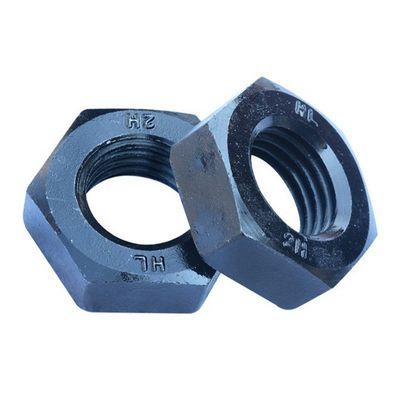 ISO9001 인증 A194-2H 높은 강도 및 M2-M30 크기의 흑색 두꺼운 견과류