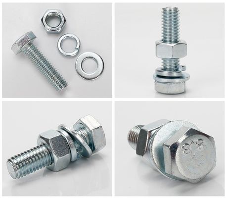 빌딩 건설 전체 스레드 스틸 헥스 볼트 10mm-500mm 건물의 길이