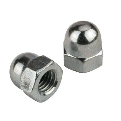 ASTM Fastener Certified DIN1587 니켈 젤리화 마감과 함께 헥스 돔 캡 견과류