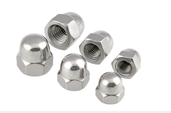 ASTM Fastener Certified DIN1587 니켈 젤리화 마감과 함께 헥스 돔 캡 견과류