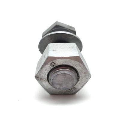 M16 HDG 헥스 헤드 전기 볼트 헥스 견과류와 세척용 철도 등급 8.8/6.8 흑산화
