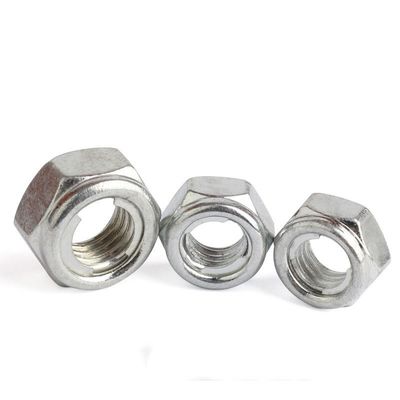 견과류 금속 삽입 DIN980 M8 M10 M12 M16 스테인리스 스틸 헥스 잠금 견과류 ASTM 볼트 및 견과류