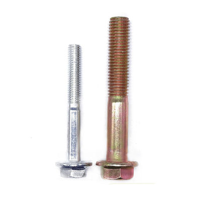 탄소 / 스테인리스 스틸 M6 M8 M25 진크 코팅 Din6921 플랜지 및 견과류와 함께 헥스 볼트