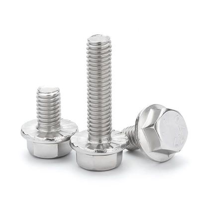스테인리스 스틸 A2 70 A4 80 헥스 플랜지 볼트 DIN6921 직선 공급 및 평면 마무리